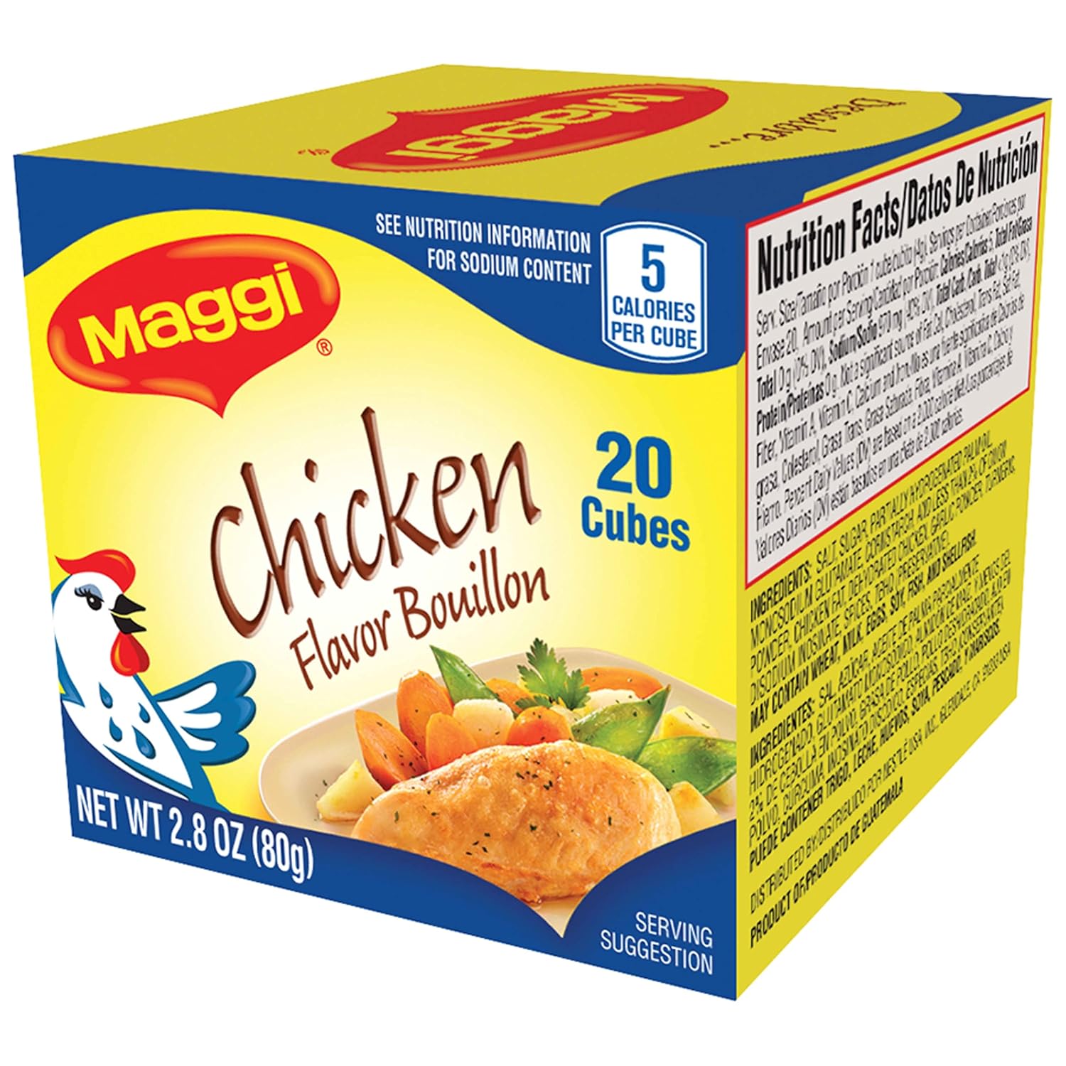 Maggi Chicken Flavor Bouillon 2.82oz